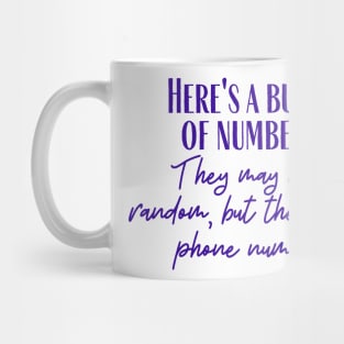 My Phone Number Mug